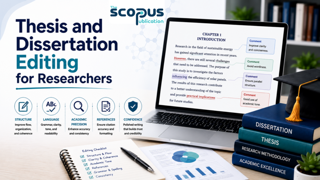 Thesis and dissertation editing